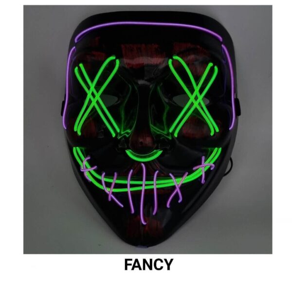 The Black Purge Led Purple Green